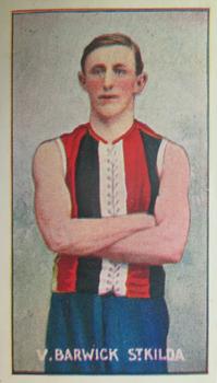 1906-07 Sniders & Abrahams Australian Footballers Victorian League Players (Series C) #NNO Victor Barwick Front